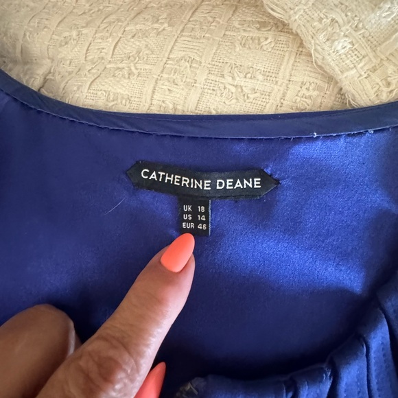 Catherine Deane women’s midi pencil dress Sz 46 USA Sz 14. Runs big. - Picture 6 of 16